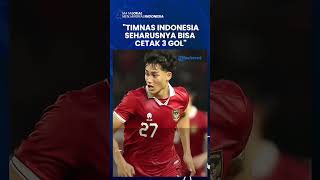 Pelatih Timnas Indonesia Menilai Skuad Garuda Seharusnya Bisa Cetak 3 Gol ke Gawang Palestina