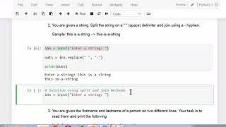 Python String Methods || swapcase || split and join || replace