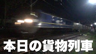 【貨物列車】本日の貨物列車　東海道本線63番列車　Today's freight train