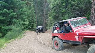 REMEMBER THAT TREE!? Same Hill, Different Terrain... 4x4 on the Little Naches in summer.