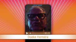 TV Oranje app videoboodschap - Doeke Hemstra