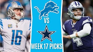 Lions vs Cowboys Best Bets | Week 17 NFL Picks and Predictions
