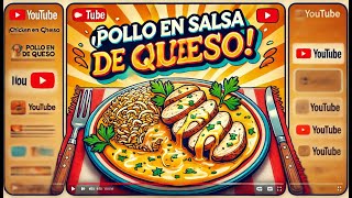 🧀 Pollo en Salsa Cremosa de Queso: Listo en Solo 30 Minutos y Delicioso