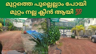 മുറ്റത്തെ പുല്ലെല്ലാം പോയേ /Garden Hacks/How to remove weeds and grass from garden /preventing weeds