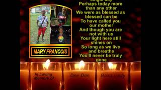 Mary Francois ~ Memorial