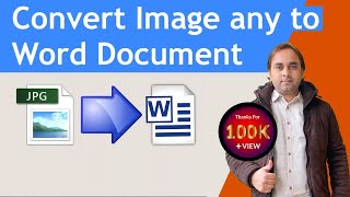 How to Convert Image to Word Document | Convert JPG to Word - Convert Image to Word Document