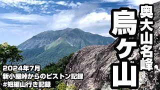 【登山】烏ヶ山2024年7月 奥大山の絶景を堪能！新小屋峠からのピストン記録　#短編山行き記録