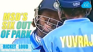 MS DHONI'S HUGE BACK TO BACK SIXES | 1 OUT OF THE PARK