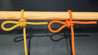 I learned these two great knots!  Useful knots in life you should know