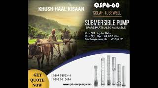 Qalseen Submersible Pump, Submersible Pump, Submersible Tubewell. #submersible #submersiblepump