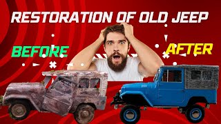 Restoration Video | Full Restoration Very old Antique Abandoned Jeep Toy | Amazing Restoration