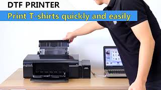DTF L805/L800 printer automatic A4 size printer How To Print DTF Film ?