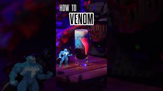 How To Make Venom | Spider-Man Shot | #venom #spiderman #sincitybartender