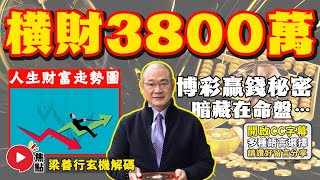 橫財3800萬人生的秘密！ 博彩贏錢的秘密竟藏在這個命盤宮位！ 來恩宮竟揭露一生財富的走勢圖？《#梁善行玄機解碼︱EP129》