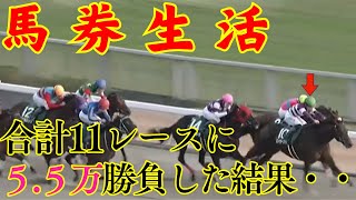 【馬券生活】武蔵野Ｓの結果と土日合わせて合計５.５万円の１１レース勝負！