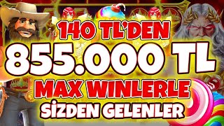 Slot Oyunları 🍀 Sizden Gelenler 🍀 140 TL 'den 855.000 TL Kazanç Tebrikler |  Max Win Kazançlar