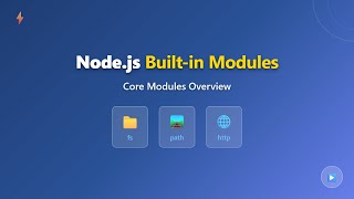 Node.js Built-in Modules: A Beginner's Guide