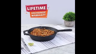 Reasons to Buy , Review Images Wonderchef Forza Cast Iron Fry Pan 24 cm