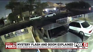 Loud boom, flash of light in east Las Vegas has man questioning cause