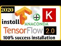 Tensorflow 2.0 and Keras installation in Anaconda Navigator with python 3.7 | 100% working | 2020
