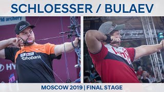 Mike Schloesser v Anton Bulaev – compound men semifinal | Moscow 2019 World Cup Final