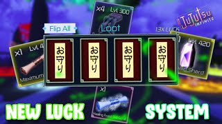 This NEW Luck System Luck Is VERY GOOD In Jujutsu Infinite.