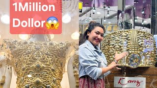 Today Surprize From The Guniess book of the record for largest Gold Ring/Expensive gold Dress 😱