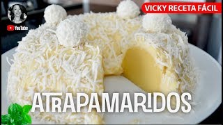 ATRAPA MARIDOS PASTEL DE COCO SIN HORNO | #VickyRecetaFacil