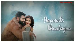 Nuvve Nuvve New Telugu Movie ||RED Ram Pothineni.,Nivetha Pethuraj,Malvika Sharma || First Song❤️