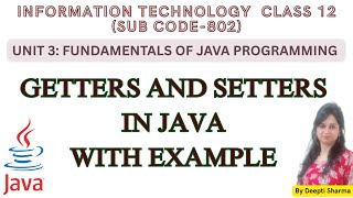Getters and Setters in Java with Example #javatutorial #javaoops #javaoop #oopsinjava #java #coding