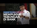 Syarat Program Rumah DP Rp 0, Anies Baswedan: Nabung Mulai Sekarang!