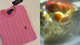 Vlog 미국일상 브이로그 | 봄이 왔나봄다🌸, 폴로, 건강한 아침, 찜닭 해먹기🥘, 짬뽕/칼국수/탕수육 세트