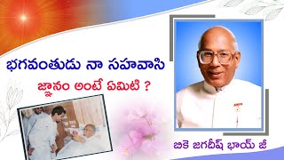 భగవంతుడు నా సహవాసి మరియు జ్ఞానం అంటే ఏమిటి // బికె జగదీష్ భాయ్ జీ హాస్పిటల్ అనుభవం