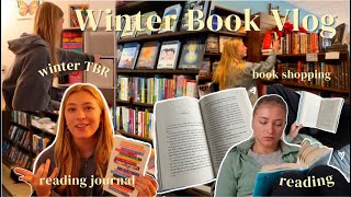 Winter Book Shopping \u0026 TBR Haul 📖📚| my 2025 Book Journal, winter book vlog, winter tbr, reading vlog