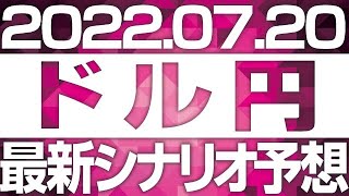 FXドル円最新シナリオ予想＆全エントリー先出し解説 ［2022/7/20］※2倍速推奨