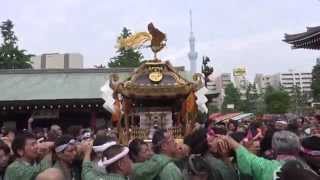 浅草の旅　三社祭･町内神輿連合渡御　2015/05/16