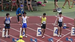 2022 第34回海邦国体記念記録会兼国体選考会 少年B男子 100ｍタイムレース 4組