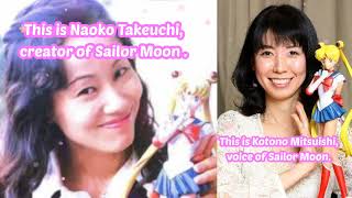 Naoko Takeuchi and Kotono Mitsuishi are two different people.