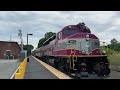 mbta’s freshly rebuilt gp40mc 3 1117 on the newburyport rockport line june 2024