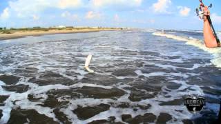 Windy Day of Fishing at Grand Isle, Louisiana