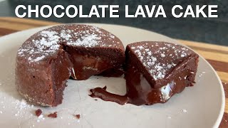 Super Gooey Chocolate Lava Cake (made with real lava from a volcano)