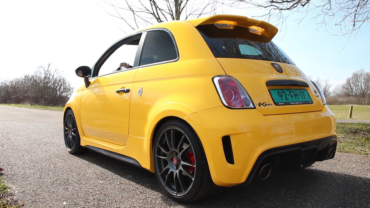 Abarth 695 Biposto Record HUGE Revs, Acceleration, Sound And Overview ...