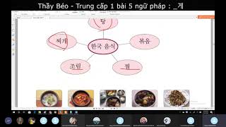 [Thầy Béo Choi Wonseok] Tiếng hàn Trung cấp 1 Bài 5- Ngữ pháp _게