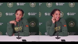 Gabby Williams Speaks On Re Signing With The Seattle Storm!!