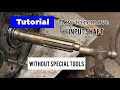 How to remove input shaft from a 13 speed transmission without using special tools