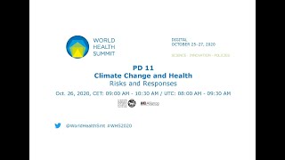 PD 11 - Climate Change and Health - World Health Summit 2020