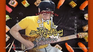 일렉입문자를 위한 스케일 연습법-입문자,초보분들 이거 보고 무조건 따라하시라!!