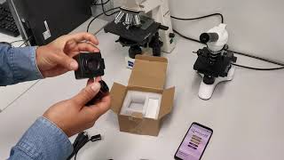 Connecting the Camera Upgrade Kit to your Microscope via the Eye-Piece