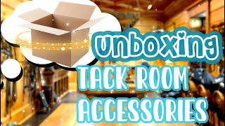 UNBOXING SCHLEICH TACK ROOM MATERIALS AND ACCESSORIES!