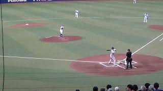 2023年5月5日　中日対巨人➀　廣岡　先頭打者ホームラン